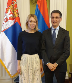 21 May 2019 The Head of the Parliamentary Friendship Group with Morocco and the Ambassador of the Kingdom of Morocco to Serbia 